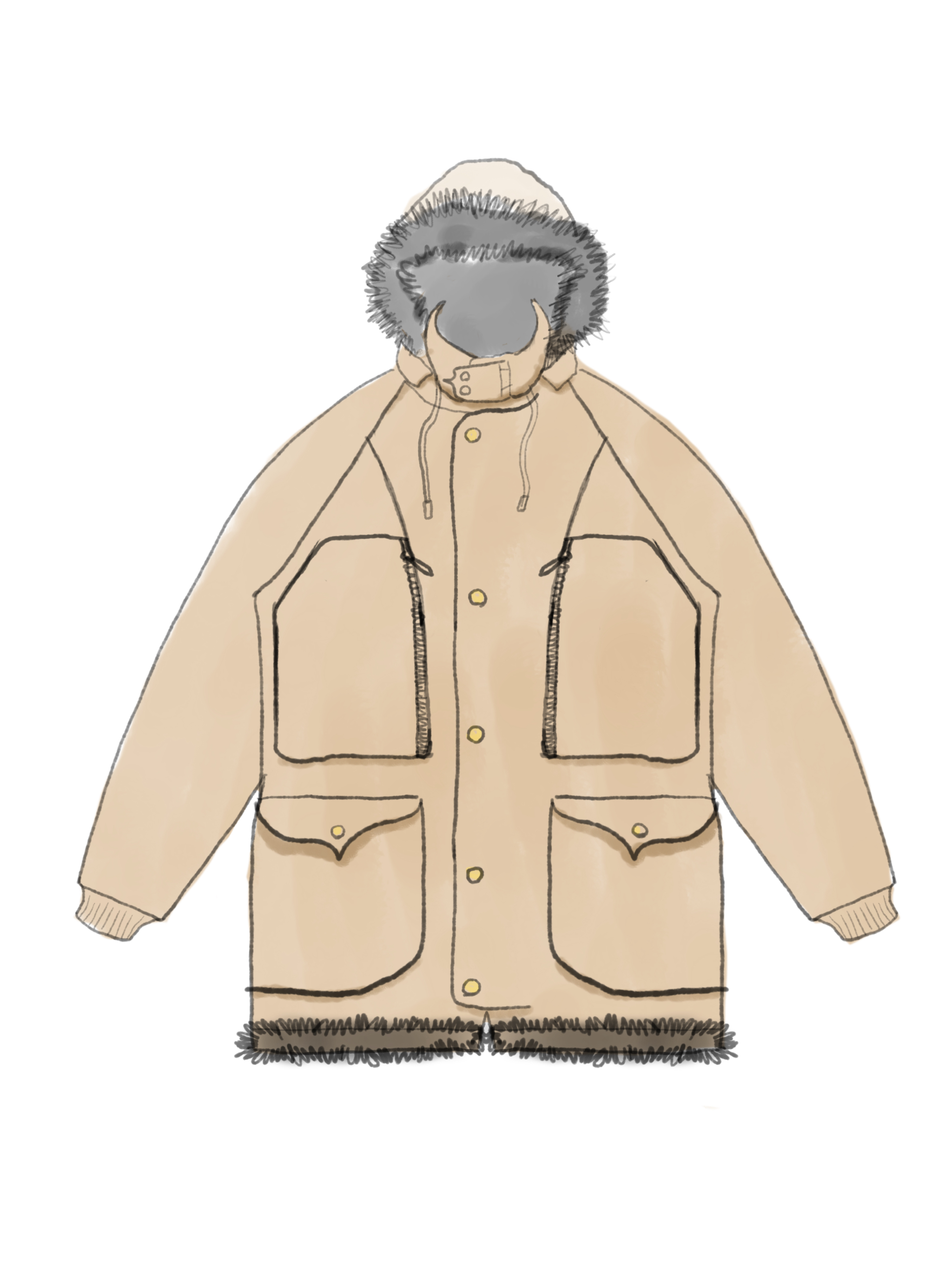 Parka Sketch